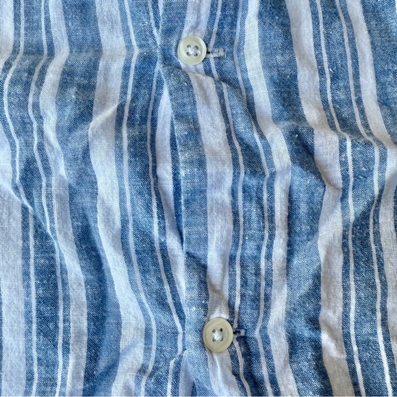 Callie Striped Linen Tank - Picture 6 of 11